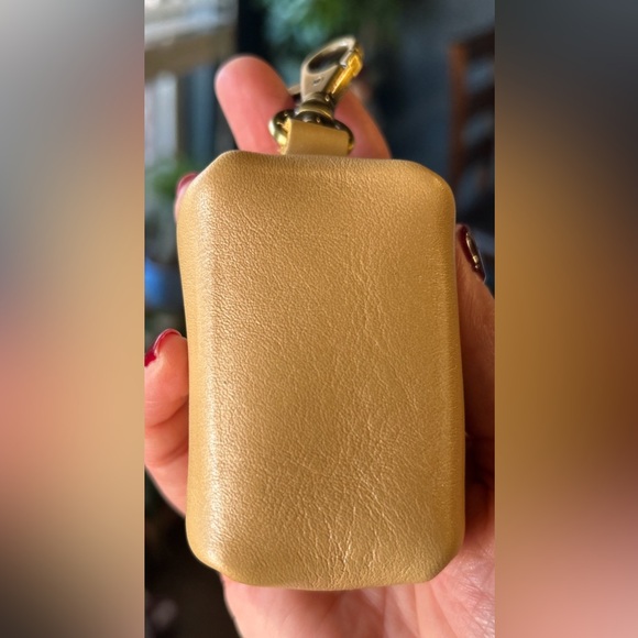 Portland Leather Goods Dopp Pouch, Keychain, Bag Charm In Champagne - Picture 3 of 7